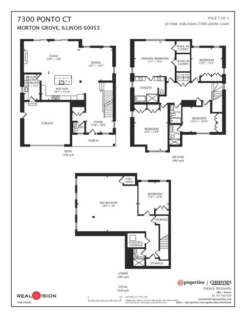Tiny photo for 7300 Ponto Court, Morton Grove, IL 60053 (MLS # 12784455)
