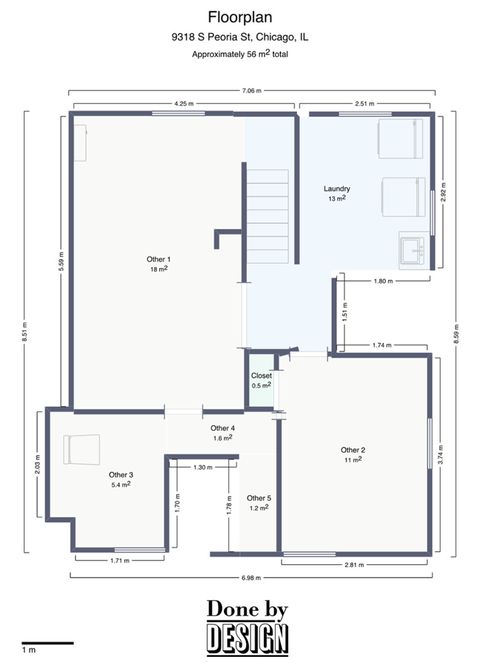 Tiny photo for 9318 S Peoria Street, Chicago, IL 60620 (MLS # 12431312)