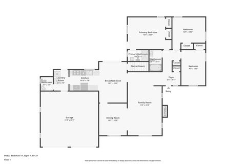 Tiny photo for 9N827 Beckman Trail, Elgin, IL 60124 (MLS # 12589240)