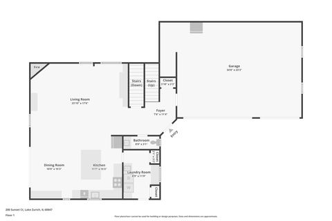 Tiny photo for 200 Sunset Court, Lake Zurich, IL 60047 (MLS # 12659784)