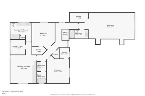 Tiny photo for 200 Sunset Court, Lake Zurich, IL 60047 (MLS # 12659784)
