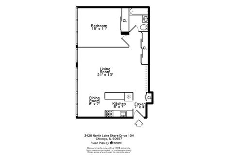 Tiny photo for 3420 N LAKE SHORE Drive #10H, Chicago, IL 60657 (MLS # 12710086)