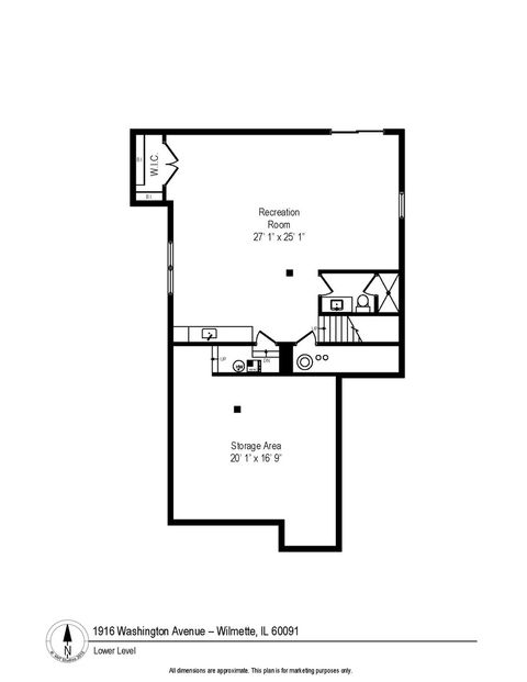 Tiny photo for 1916 Washington Avenue, Wilmette, IL 60091 (MLS # 12624337)