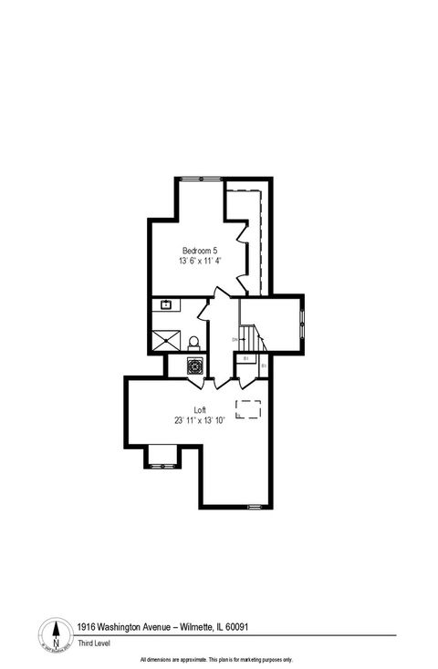 Tiny photo for 1916 Washington Avenue, Wilmette, IL 60091 (MLS # 12624337)