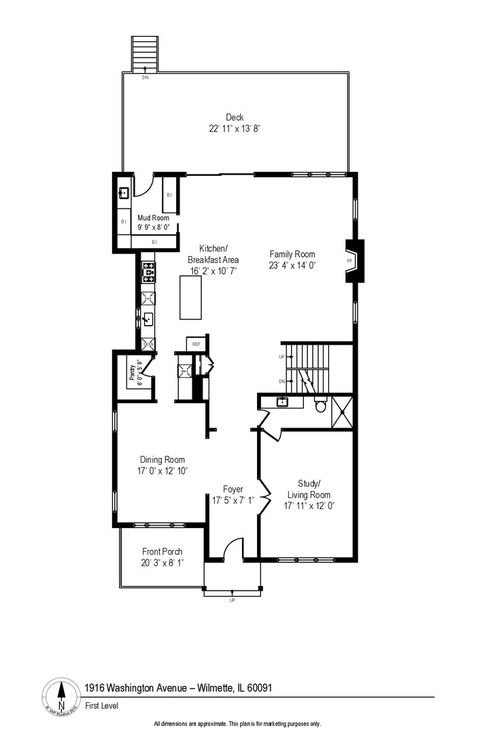 Tiny photo for 1916 Washington Avenue, Wilmette, IL 60091 (MLS # 12624337)