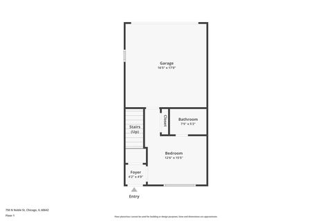 Tiny photo for 750 N NOBLE Street #A, Chicago, IL 60642 (MLS # 12582874)