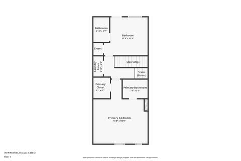 Tiny photo for 750 N NOBLE Street #A, Chicago, IL 60642 (MLS # 12582874)