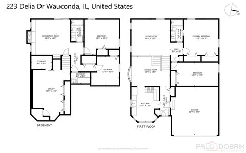 Tiny photo for 223 Delia Drive, Wauconda, IL 60084 (MLS # 12762133)