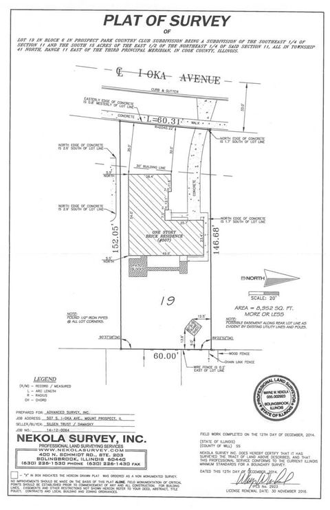 Tiny photo for 507 S I Oka Avenue, Mount Prospect, IL 60056 (MLS # 12564989)
