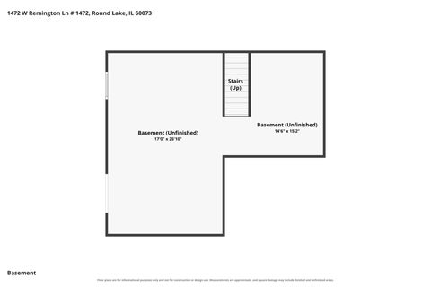 Tiny photo for 1472 W Remington Lane #1472, Round Lake, IL 60073 (MLS # 12792106)