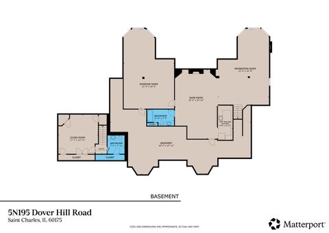 Tiny photo for 5N195 Dover Hill Road, St. Charles, IL 60175 (MLS # 12512007)