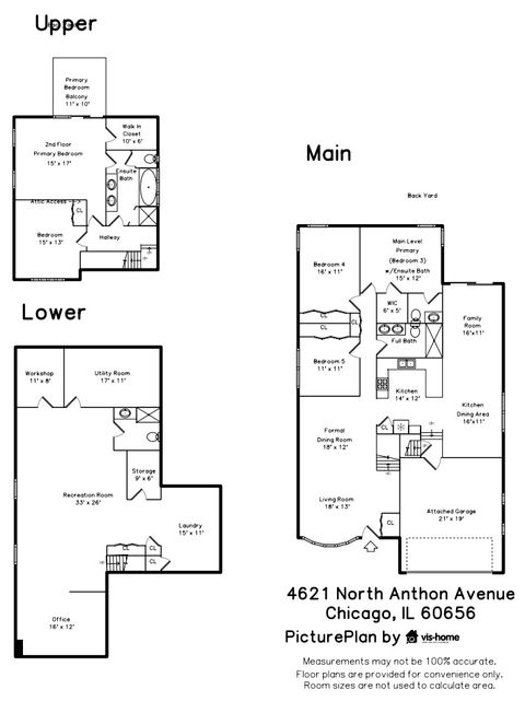 Tiny photo for 4621 N Anthon Avenue, Chicago, IL 60656 (MLS # 12524292)