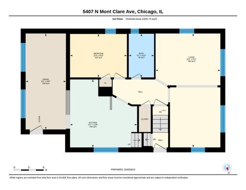 Tiny photo for 5407 N Mont Clare Avenue, Chicago, IL 60656 (MLS # 12764579)