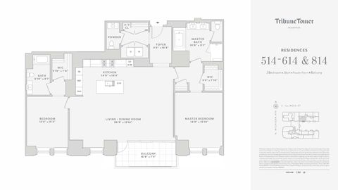 Tiny photo for 435 N Michigan Avenue #814, Chicago, IL 60611 (MLS # 12571715)