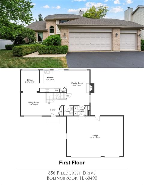 Tiny photo for 856 Fieldcrest Drive, Bolingbrook, IL 60490 (MLS # 12426331)