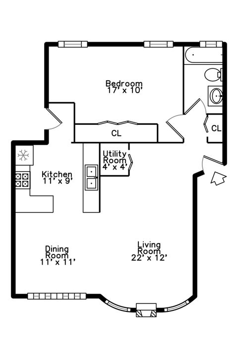 Tiny photo for 4529.5 S Drexel Boulevard #3E, Chicago, IL 60653 (MLS # 12450007)