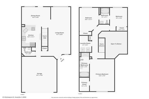 Tiny photo for 612 Shakespeare Drive, Grayslake, IL 60030 (MLS # 12627657)