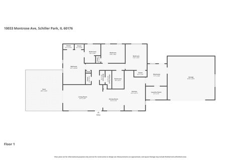 Tiny photo for 10033 Montrose Avenue, Schiller Park, IL 60176 (MLS # 12605722)