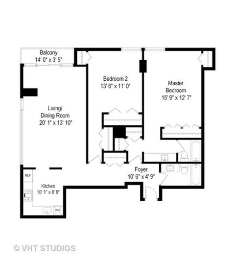 Tiny photo for 200 N Dearborn Street #3402, Chicago, IL 60601 (MLS # 12499224)