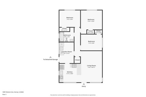 Tiny photo for 14901 Western Avenue, Harvey, IL 60426 (MLS # 12634296)