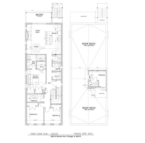 Tiny photo for 3820 N Damen Avenue #3, Chicago, IL 60618 (MLS # 12639848)