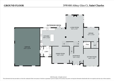 Tiny photo for 39W480 Abbey Glen Court, St. Charles, IL 60175 (MLS # 12622513)