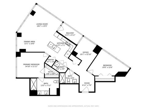 Tiny photo for 510 W Erie Street #1701, Chicago, IL 60654 (MLS # 12652286)