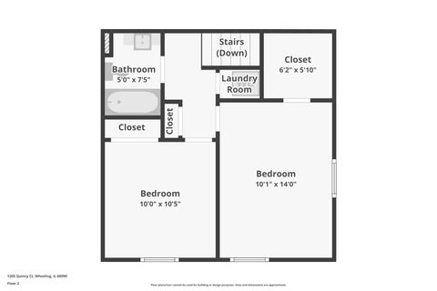 Tiny photo for 1205 Quincy Court, Wheeling, IL 60090 (MLS # 12749177)