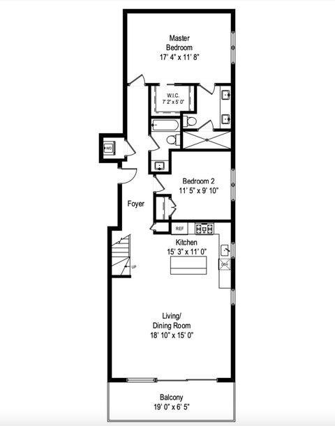 Tiny photo for 1224 W Ohio Street #3E, Chicago, IL 60642 (MLS # 12740448)