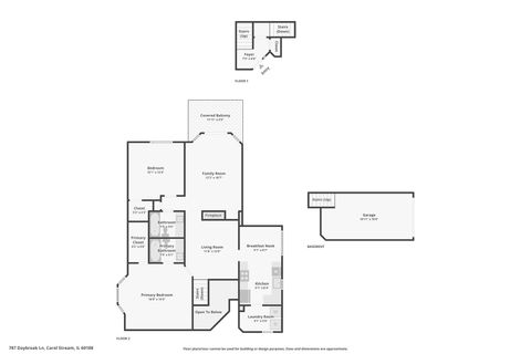 Tiny photo for 787 DAYBREAK Lane #787, Carol Stream, IL 60188 (MLS # 12531287)