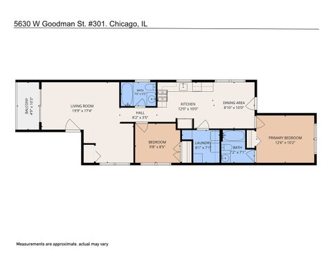 Tiny photo for 5630 W Goodman Street #301, Chicago, IL 60630 (MLS # 12774389)