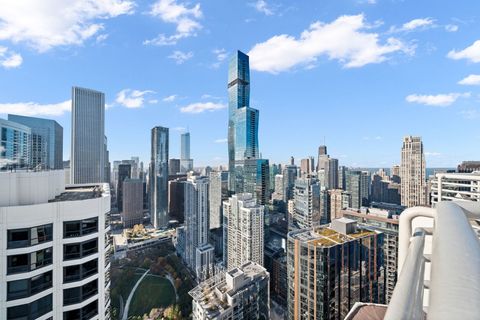 Tiny photo for 195 N Harbor Drive #4408, Chicago, IL 60601 (MLS # 12305091)