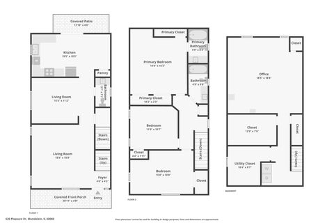 Tiny photo for 626 Pleasure Drive, Mundelein, IL 60060 (MLS # 12753637)