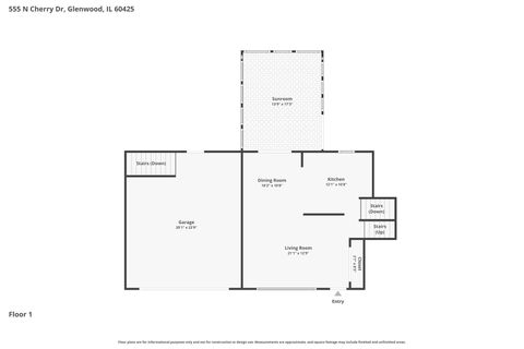 Tiny photo for 555 N Cherry Drive, Glenwood, IL 60425 (MLS # 12585234)