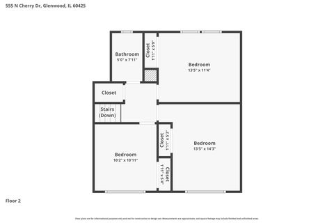 Tiny photo for 555 N Cherry Drive, Glenwood, IL 60425 (MLS # 12585234)