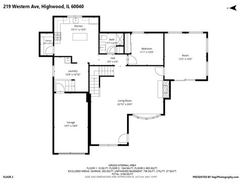 Tiny photo for 219 Western Avenue, Highwood, IL 60040 (MLS # 12778830)