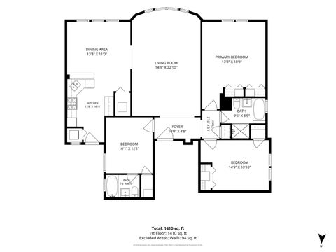 Tiny photo for 344 S Maple Avenue #2B, Oak Park, IL 60302 (MLS # 12723926)