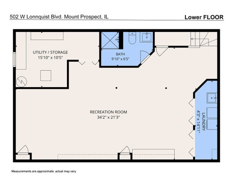 Tiny photo for 502 W Lonnquist Boulevard, Mount Prospect, IL 60056 (MLS # 12788388)