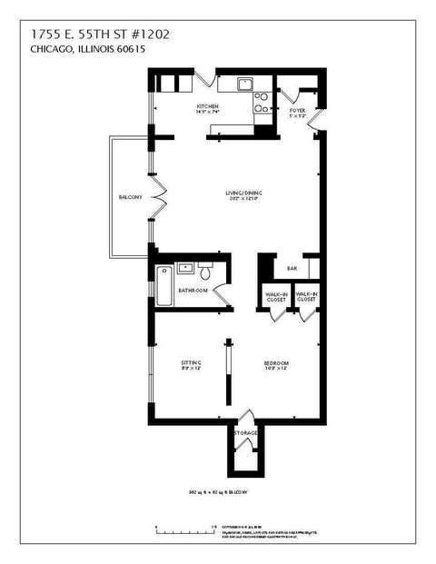 Tiny photo for 1755 E 55th Street #1202, Chicago, IL 60615 (MLS # 12722463)