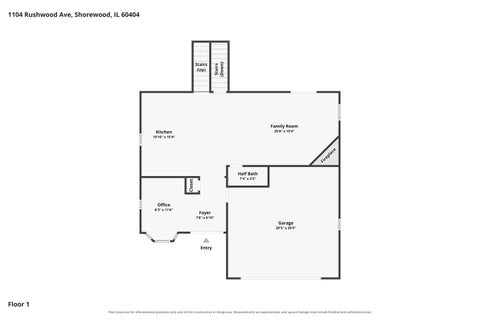 Tiny photo for 1104 Rushwood Avenue, Shorewood, IL 60404 (MLS # 12788350)