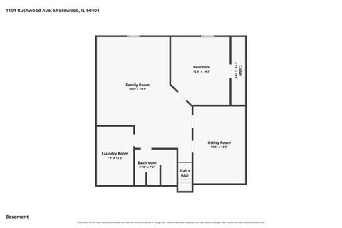 Tiny photo for 1104 Rushwood Avenue, Shorewood, IL 60404 (MLS # 12788350)