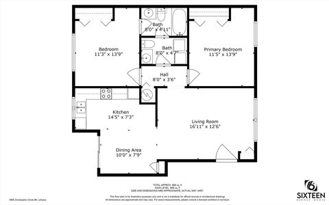 Tiny photo for 1905 Christopher Circle #4, Urbana, IL 61802 (MLS # 12308926)