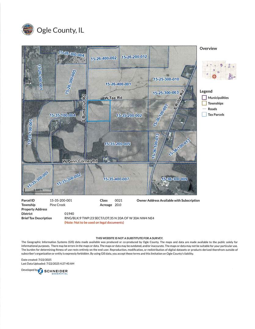 20 AC Butternut Road