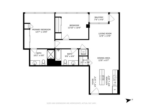 Tiny photo for 800 Elgin Road #1002, Evanston, IL 60201 (MLS # 12439688)
