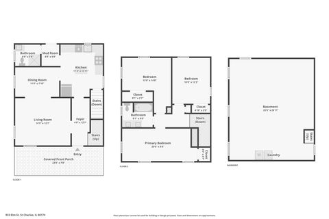 Tiny photo for 933 Elm Street, St. Charles, IL 60174 (MLS # 12577541)