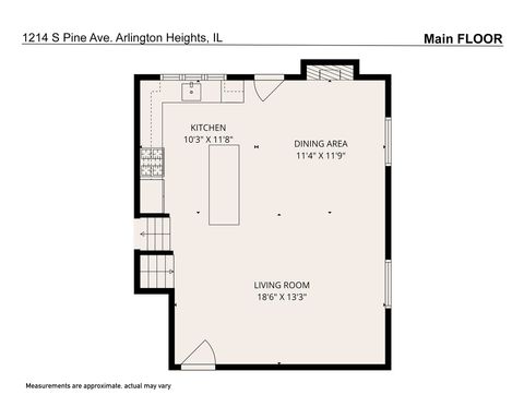 Tiny photo for 1214 S Pine Avenue, Arlington Heights, IL 60005 (MLS # 12677629)