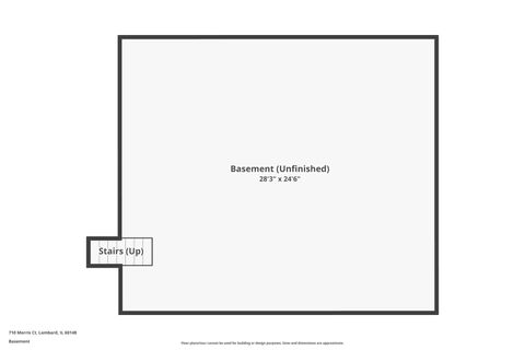 Tiny photo for 710 Morris Court, Lombard, IL 60148 (MLS # 12527226)