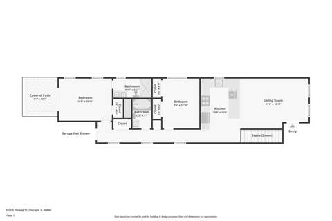 Tiny photo for 1822 S Throop Street #1, Chicago, IL 60608 (MLS # 12727058)