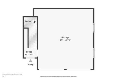 Tiny photo for 615 GROSSE POINTE Circle #12-7, Vernon Hills, IL 60061 (MLS # 12535567)