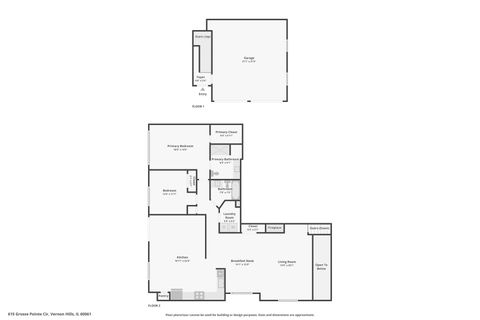 Tiny photo for 615 GROSSE POINTE Circle #12-7, Vernon Hills, IL 60061 (MLS # 12535567)